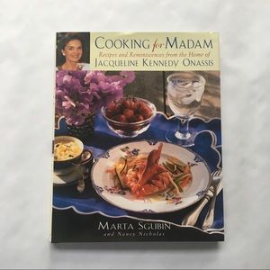 Marta Sgubin Cooking for Madam Jacqueline Kenneday Onassis Cookbook Hardcover
